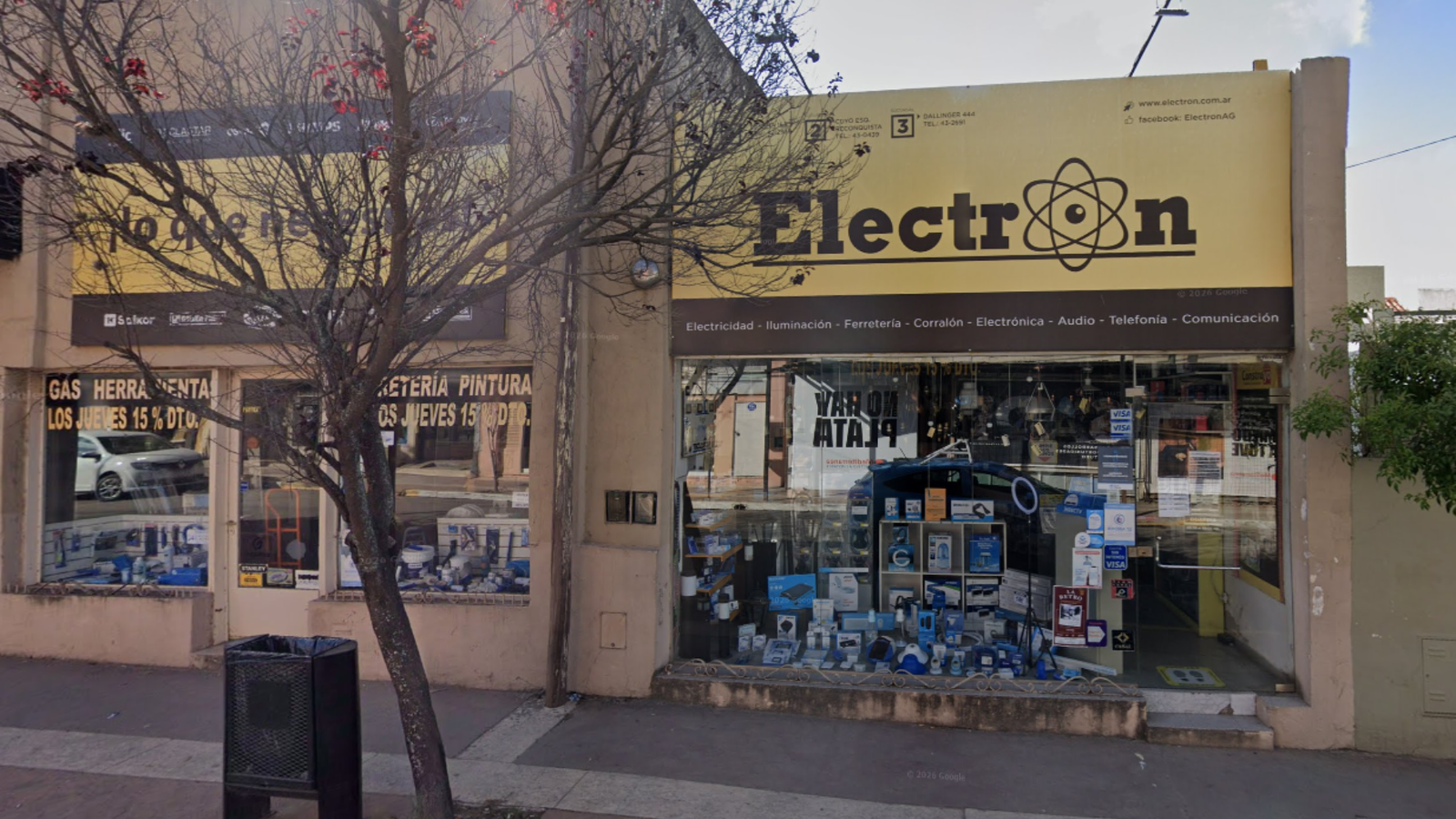 Fachada de la sucursal España de Electrón