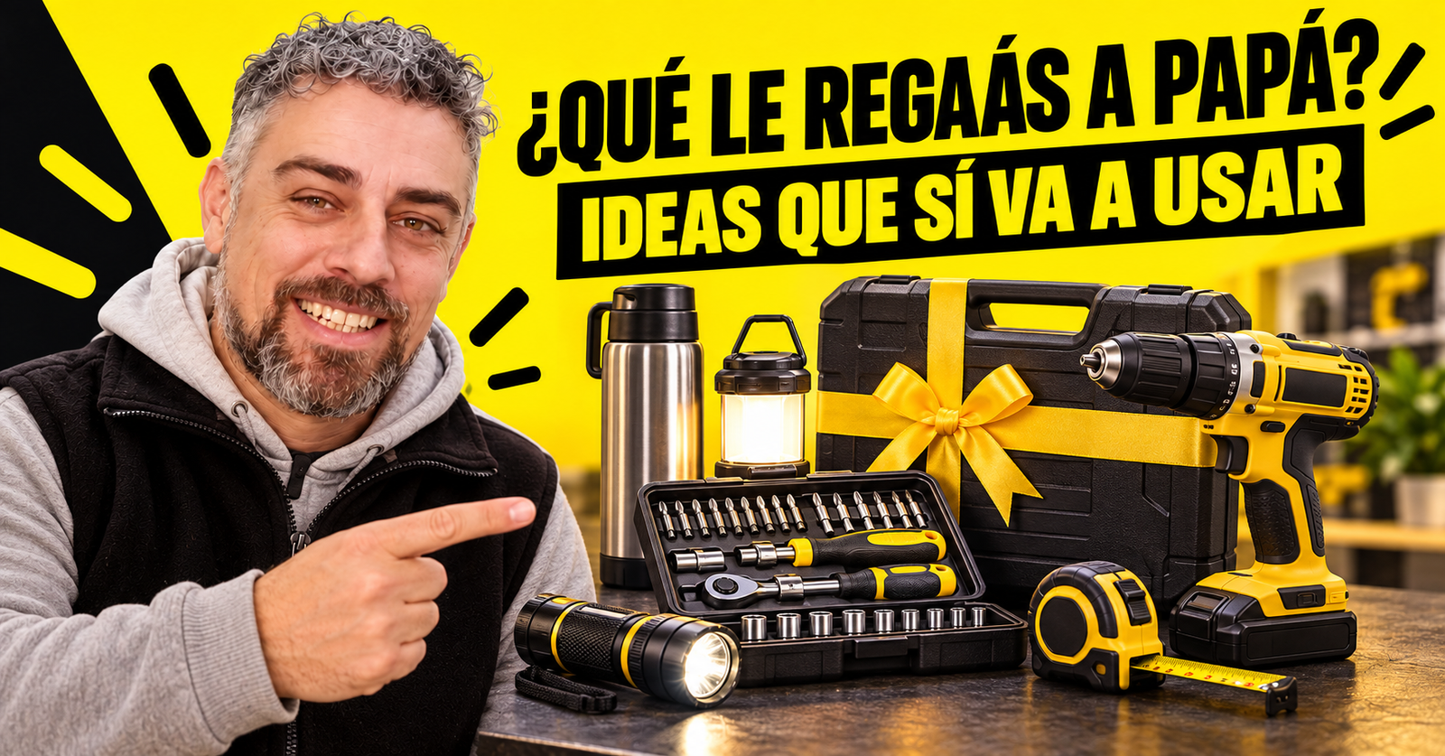 Herramientas para regalar en el Día del Padre en Electrón